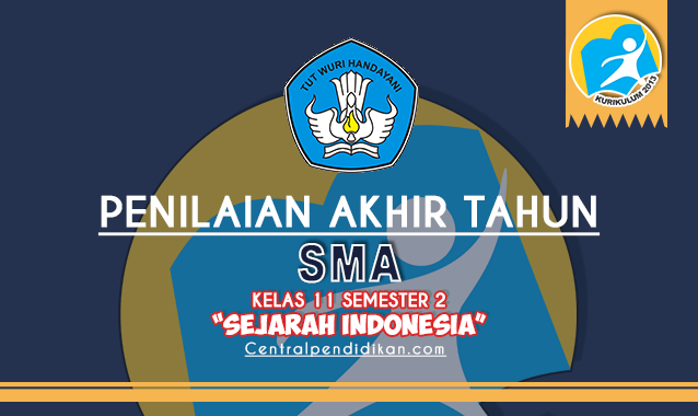 Soal PAT Sejarah Indonesia Kelas XI SMA Semester 2 Tahun 2023, Online dan PDF