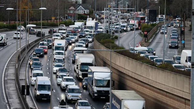 Traffic on the A13 in London. Picture: Alamy