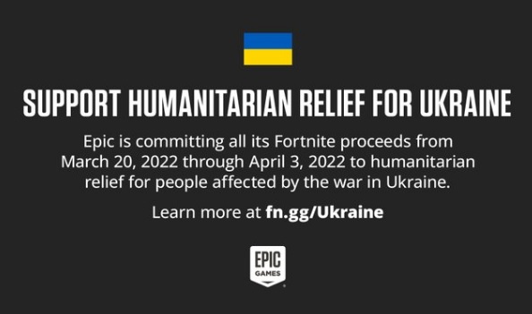 fn. gg/ukraine Play To Donating Ukraine For Two Weeks