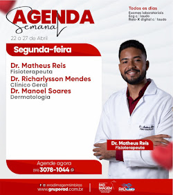 AGENDA SEMANAL DA RAD IMAGEM