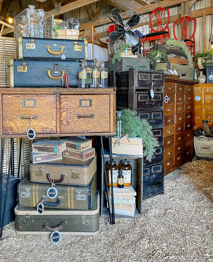 vintage multi drawer pieces