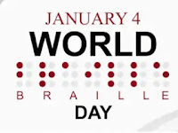 World Braille Day - 04th January.