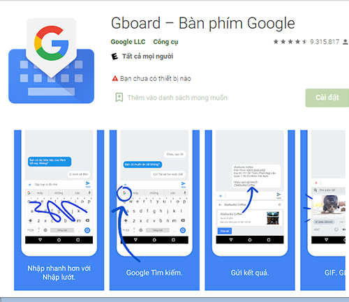 Tải Gboard APK, bàn phím Google về điện thoại Android h