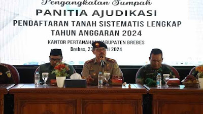 Percepat Capaian Target, Panitia Ajudikasi PTSL Diambil Sumpah