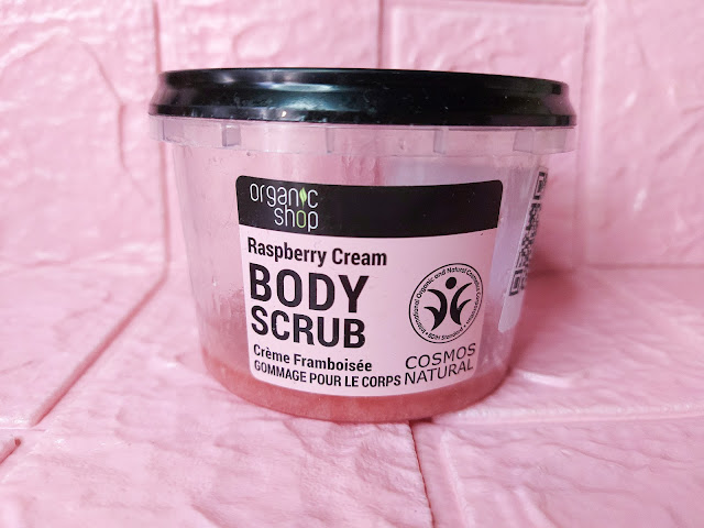 organic shop rasberry sugar body scrub