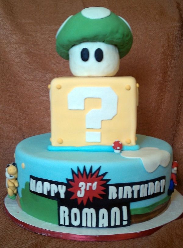 super mario birthday cake ideas