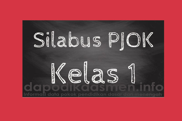 Silabus PJOK SD MI Kelas 1