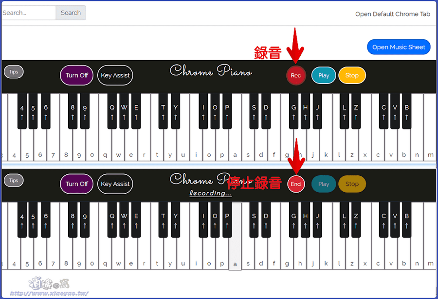 Chrome Piano 免費虛擬鋼琴