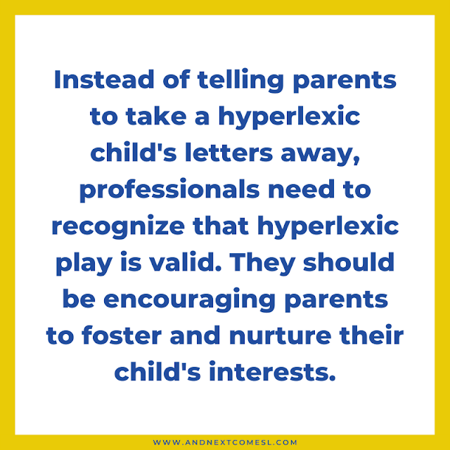 Mistakes professionals make when it comes to hyperlexia
