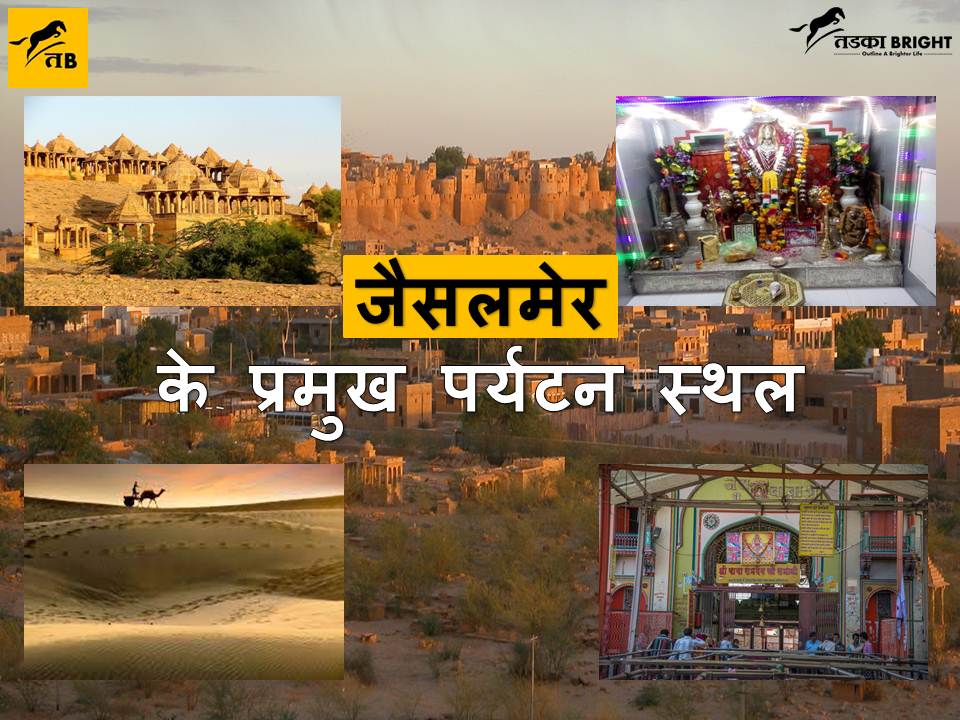 Jaisalmer Havelion ka Sahar Ke Parmukh Paryatan Sthal