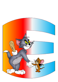 Abecedario de Tom y Jerry.