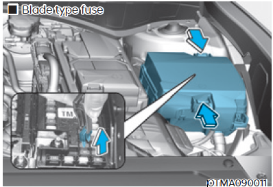 Blade type fuse