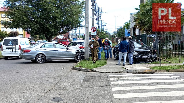 Osorno: accidente de tránsito en Avenida Ignacio Zenteno