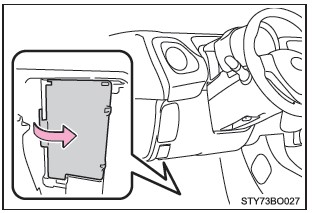 Driver’s side instrument panel - Remove the cover.