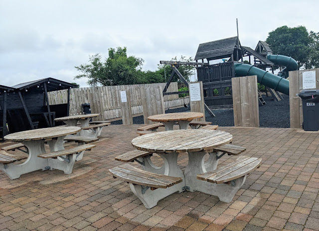 The Jack & Jill Tearoom at Scaling Dam  - dog friendly outdoor tables