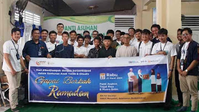 Bukit Asam (PTBA) Beri Santunan Ramadan untuk 17 Panti Asuhan dan Pondok Pesantren