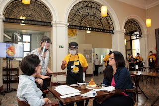 A Estação Bistrô Restaurante-Escola abre apenas para almoço | Foto: Isabela Carrari/PMS