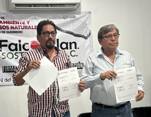 Firman convenio de colaboración Falcotitlan SOSTENIBLE, A.C. y  la Secretaría de Medio Ambiente de Guerrero