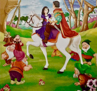 Snow white married with the prince and the seven dwarfs visited them often.  snow white story writing,5 minute Snow White story, snow White original story, snow white, snow white story in english, snow white original story summary, snow white story for kids, snow white story,
