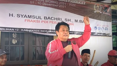 Serap Aspirasi, Syamsul Bachri Gelar Reses di Kecamatan Bongas Indramayu
