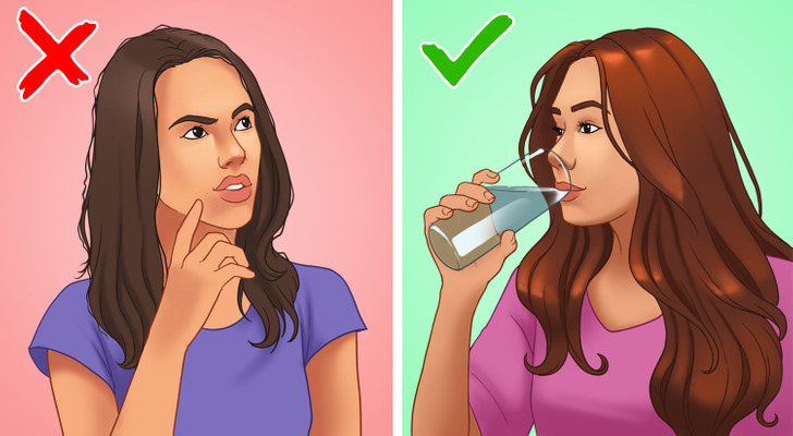 لا تشرب كمية كافية من الماء