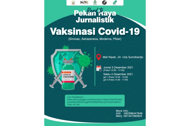 Cegah COVID-19, Mahasiswa Jurnalistik UIN Alauddin Makassar Adakan Vaksinasi