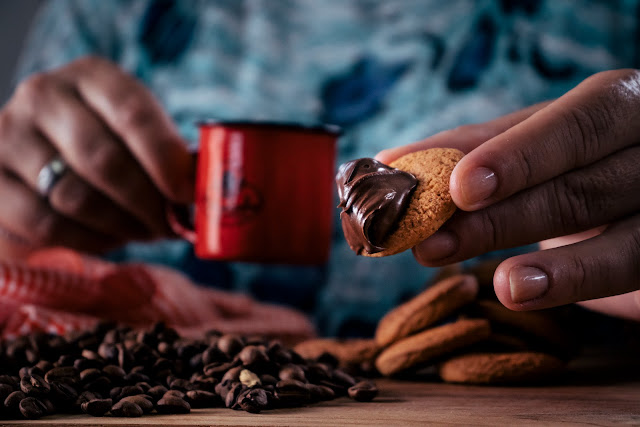 Arabian Coffee com Rosquinha de Leite e Creme de Avelã