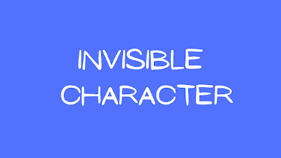 invisible character