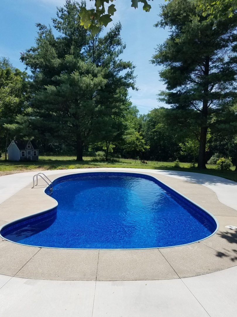 summer pool cleaning