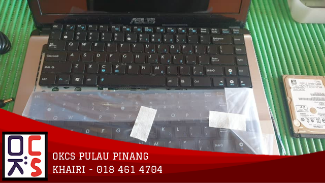 SOLVED: KEDAI LAPTOP SEBERANG JAYA | ASUS A43S FEW BUTTON NOT RESPONDING, SUSPECT KEYBOARD PROBLEM, NEW KEYBOARD REPLACEMENT