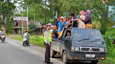 Catat! Satlantas Polres Bone Bakal Tindak Tegas Mobil Pick Up Angkut Penumpang