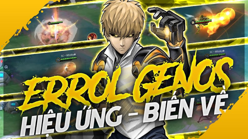 Hướng Dẫn Mod Skin Errol Genos (Liên Quân x One Punch Man)