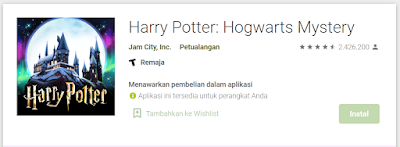 harry potter: hogwarts mistery