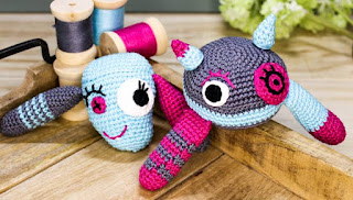 PATRON GRATIS MONSTRUO AMIGURUMI 48359 👾