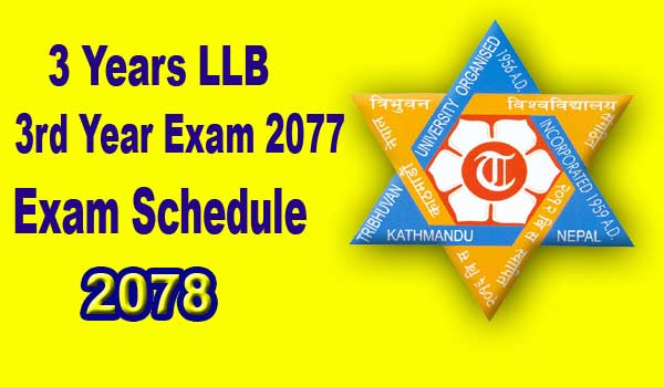 LLB 3rd Year Exam Routine 2078