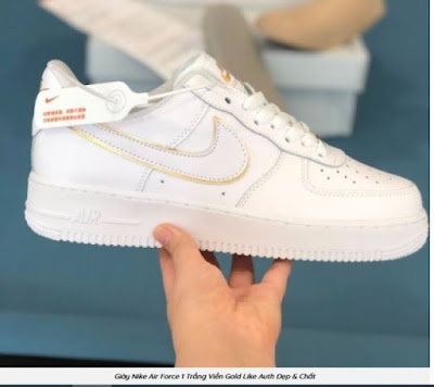 Nike Air Force 1 trắng vàng