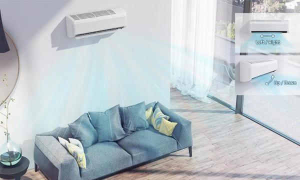 Máy lạnh Samsung Inverter 1 HP AR10CYFAAWKNSV - Đảo gió 4 chiều