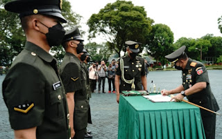 Pangdam Hasanuddin Resmi Lantik Ratusan Siswa Dikmaba TNI AD, Ini Pesannya