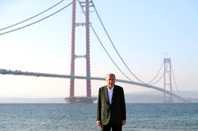 Erdoğan:“1915 Çanakkale Köprüsü büyük ve güçlü Türkiye hedefimize bir adım daha yaklaştığımızın ispatıdır”