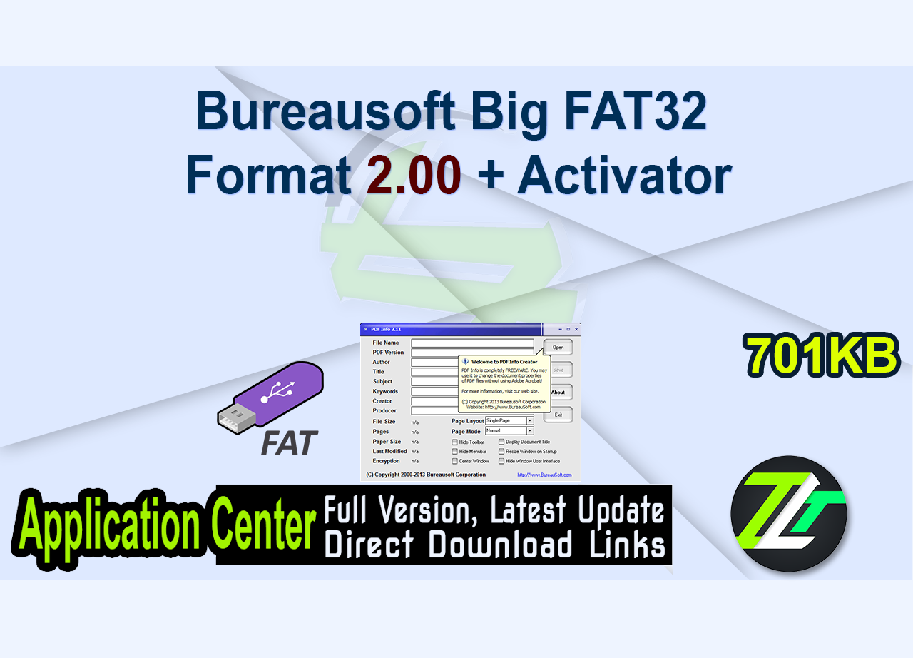 Bureausoft Big FAT32 Format 2.00 + Activator