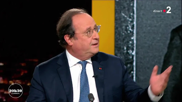 « Elle a été censurée ? » : cette petite blague de François Hollande face à Laurent Delahousse après un bug technique