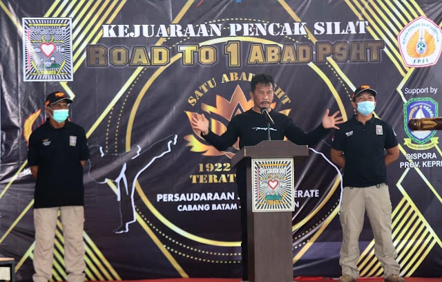 Walikota Batam Menghadiri Pembukaan Pencak Silat Road 1 Abad PSHT