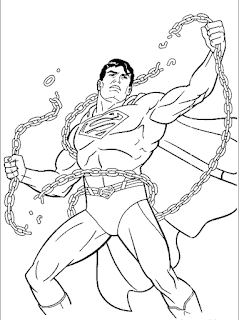 Superman coloring pages to print for free