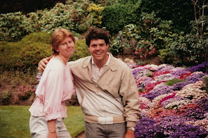 Brita and Randy at Butchart Gardens