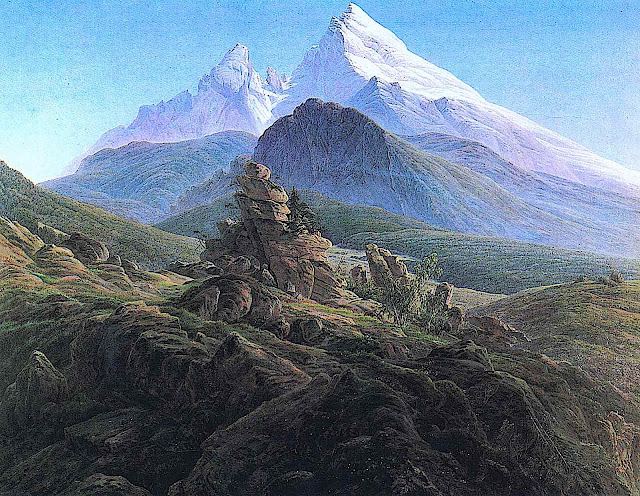 Caspar David Friedrich, mountains