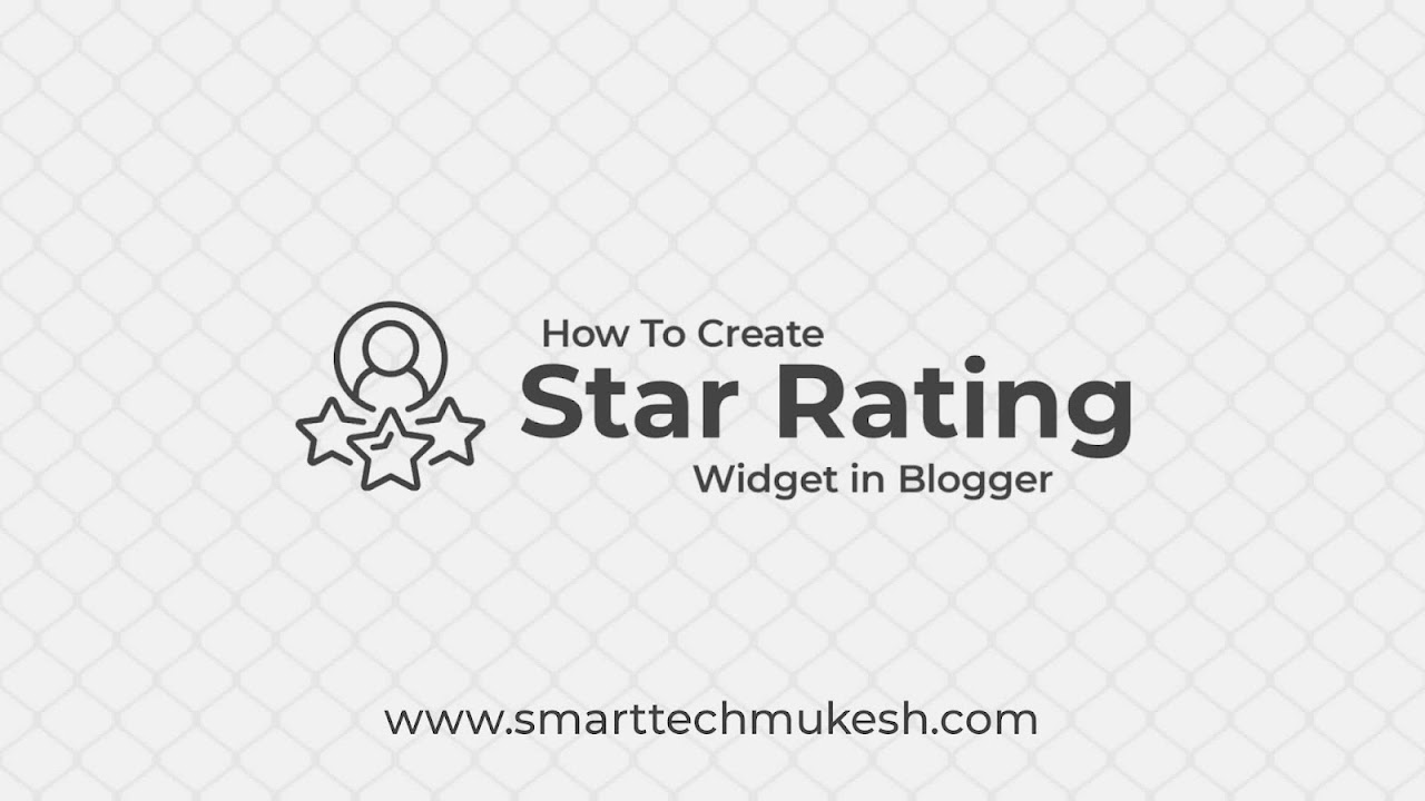 How To Create Star Rating Widget in Blogger