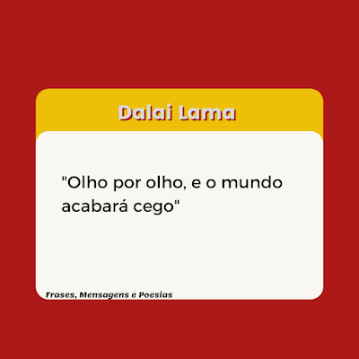 Citações e Pensamentos de Dalai Lama