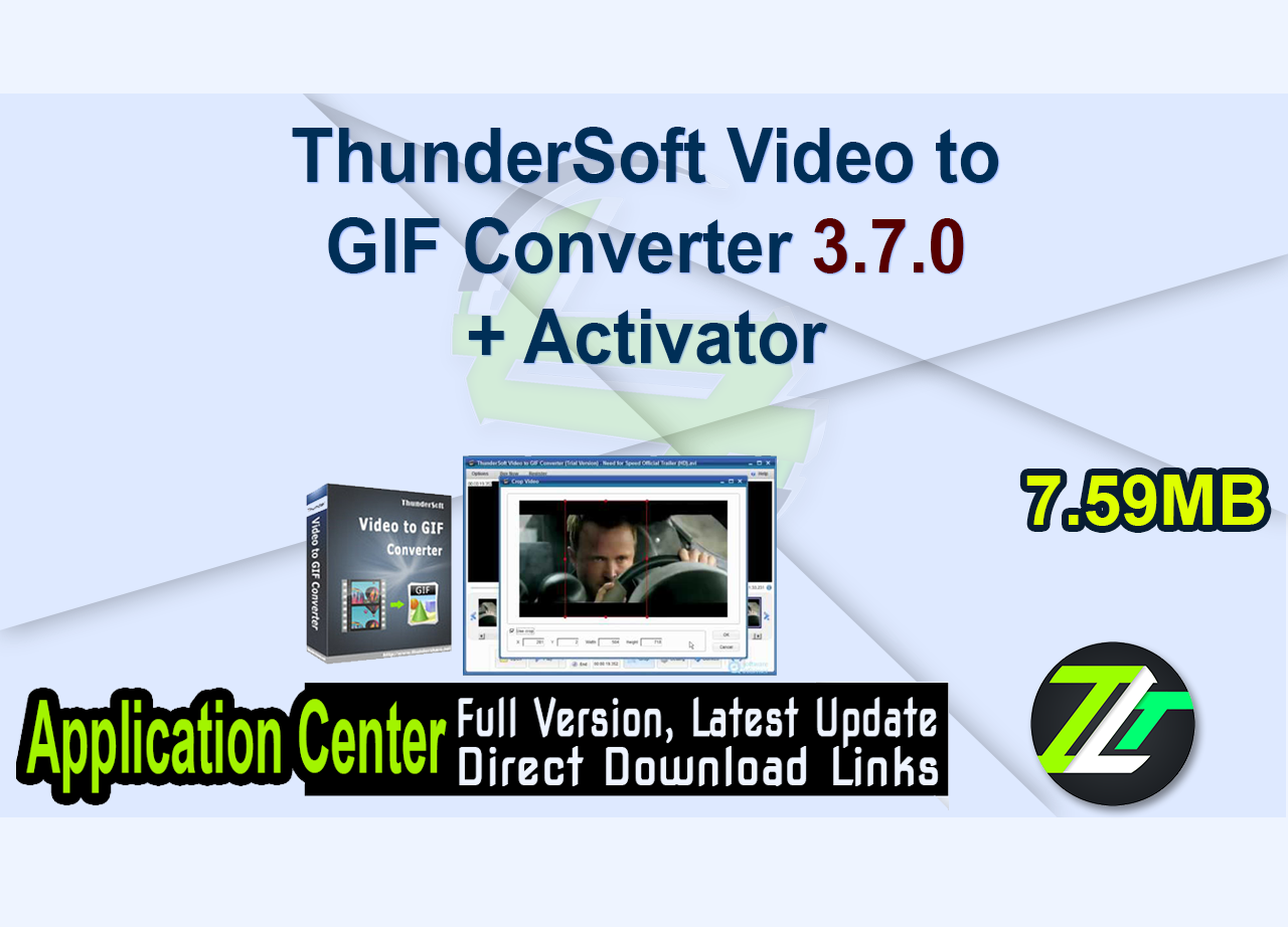 ThunderSoft Video to GIF Converter 3.7.0 + Activator