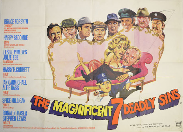 The Magnificent Seven Deadly Sins British quad poster