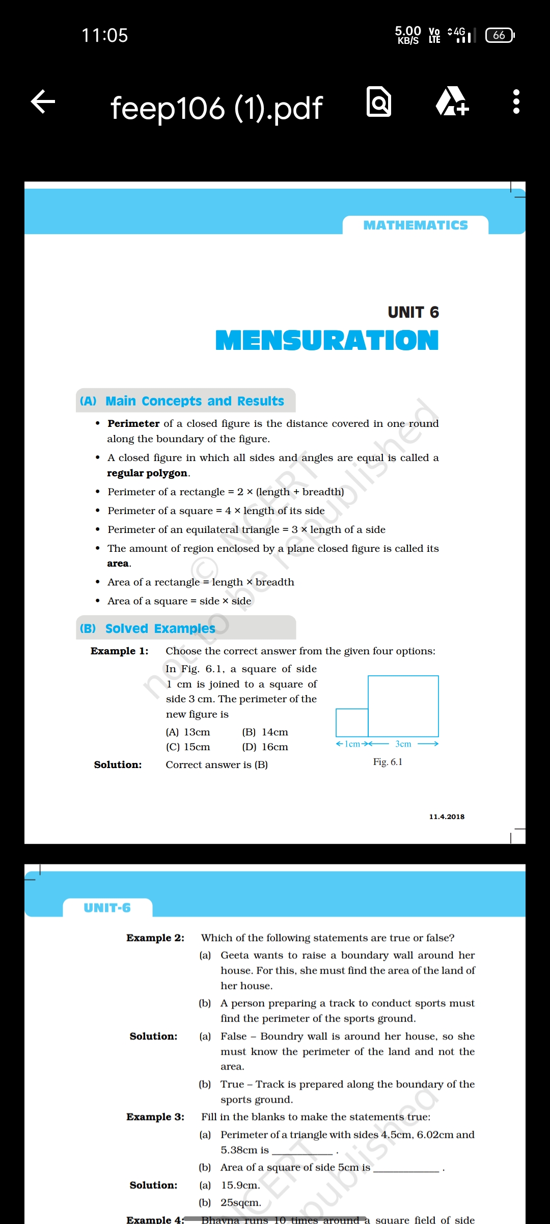 Ncert solution Maths class 9 exempler